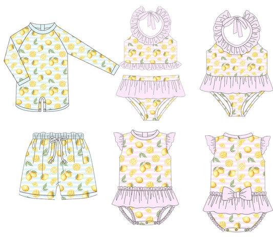 (Pre Order) Lemons Swim Collection