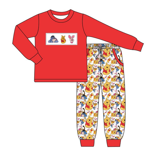 Smocked Pooh Bear Boys Set