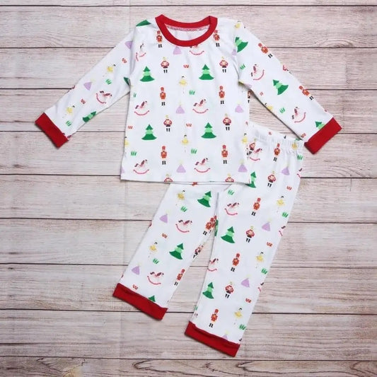 Nutcracker Print Pajama Set