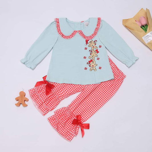 Gingerbread Girl Embroidered Set